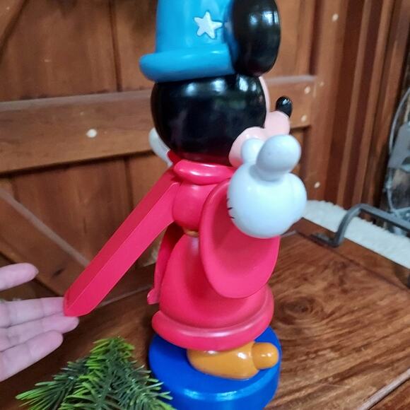 Kurt S. Adler Disney Sorcerer's Apprentice Mickey Mouse Nutcracker 14" Christmas - Picture 5 of 8